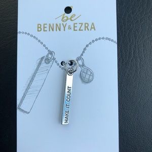 Benny & Ezra Medium Pendant “Make it Count”